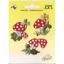 Iron-on Embroidery Sticker - Mushrooms